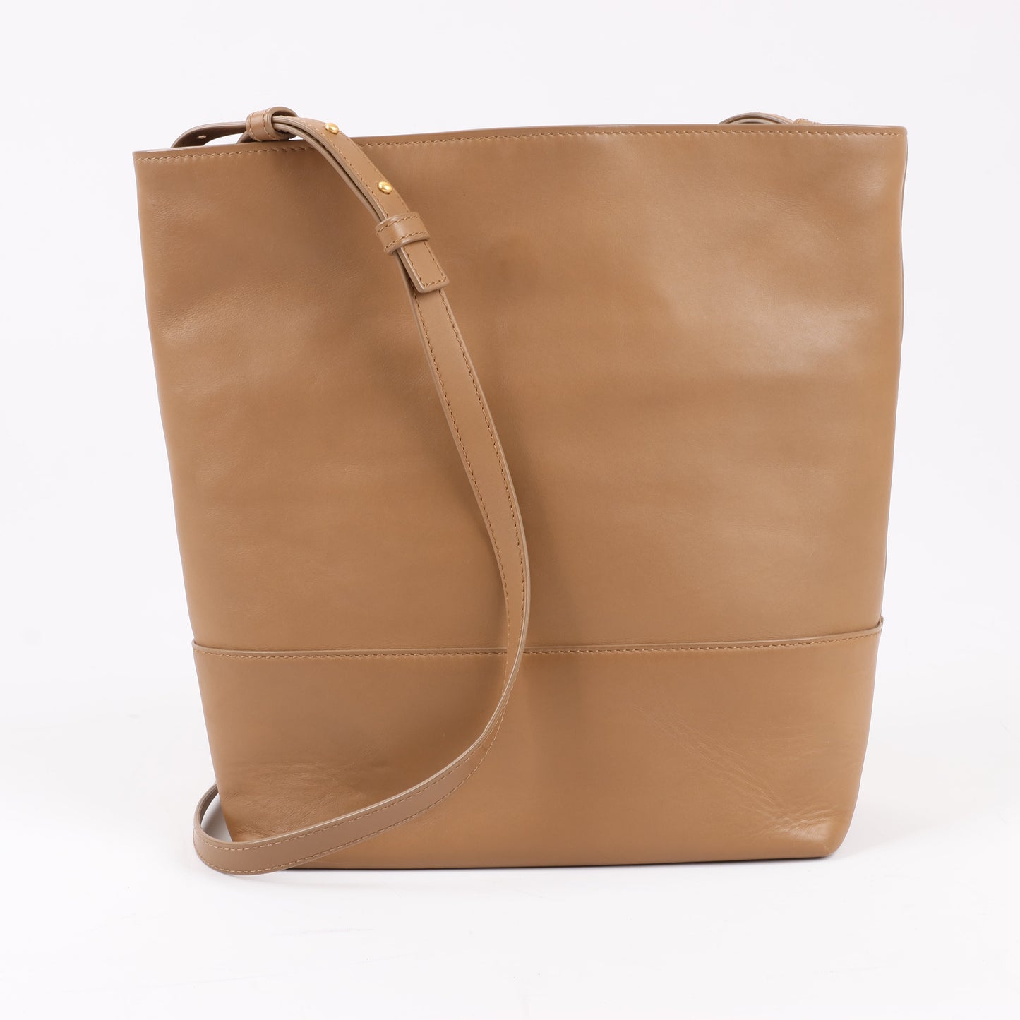 Bottega Veneta – Schultertasche aus braunem Leder