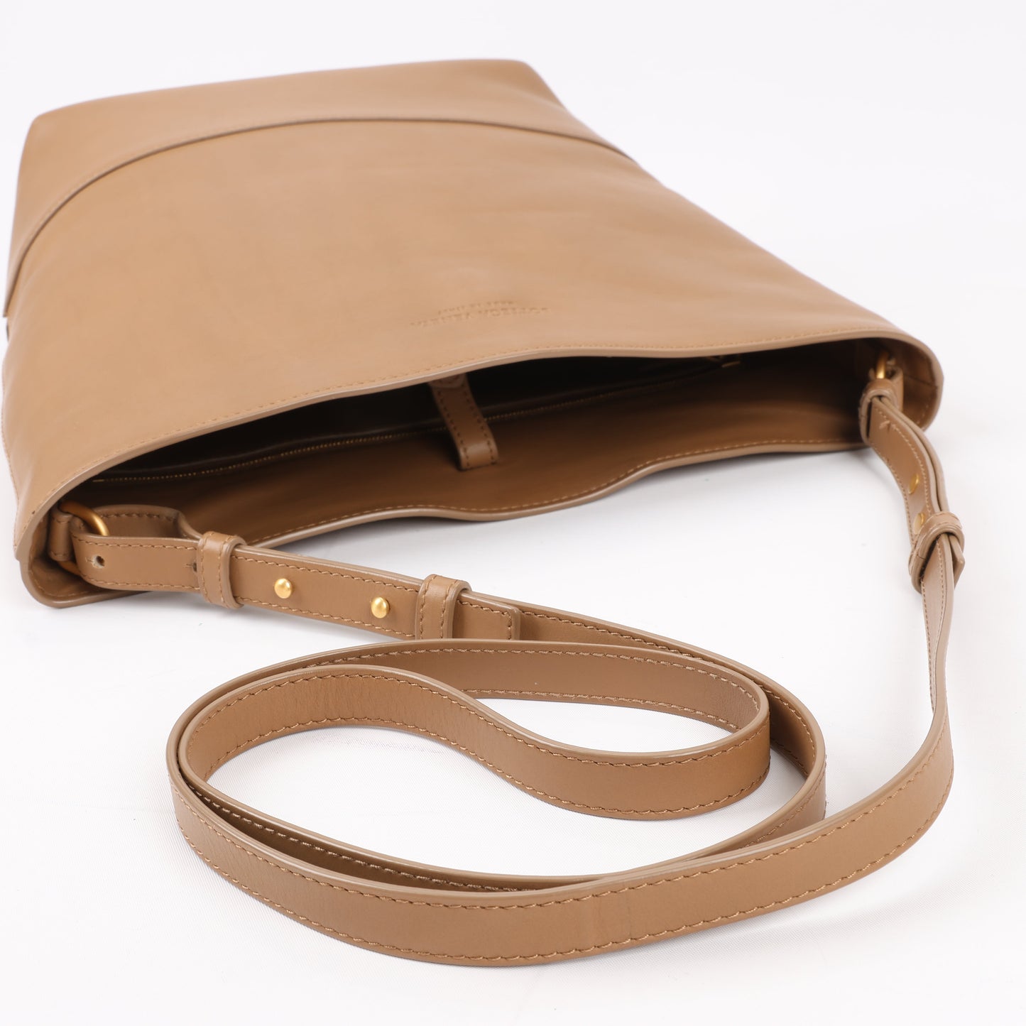Bottega Veneta – Schultertasche aus braunem Leder