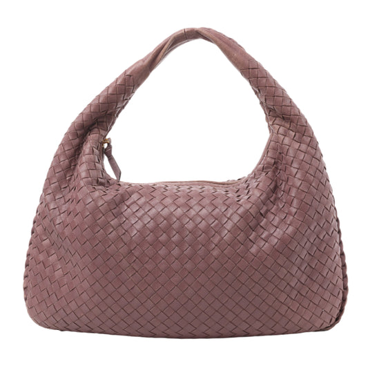 Bottega Veneta Intrecciato Hobo Leder Umhängetasche in Dusty Rose Taupe 115653