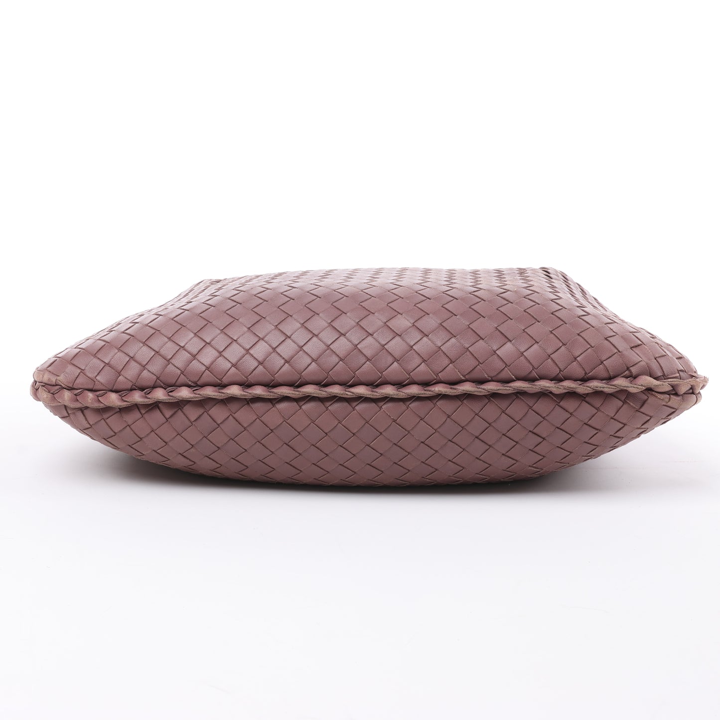 Bottega Veneta Intrecciato Hobo Leder Umhängetasche in Dusty Rose Taupe 115653