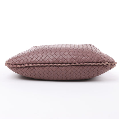Bottega Veneta Intrecciato Hobo Leder Umhängetasche in Dusty Rose Taupe 115653