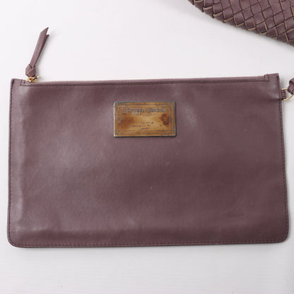 Bottega Veneta Intrecciato Cabat MM Ledertasche in Dusty Rose Taupe