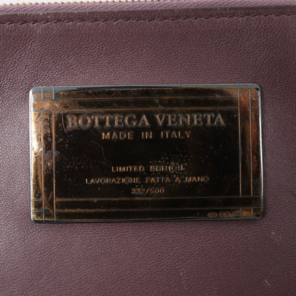 Bottega Veneta Intrecciato Cabat MM Ledertasche in Dusty Rose Taupe