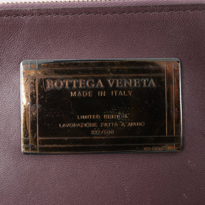 Bottega Veneta Intrecciato Cabat MM Ledertasche in Dusty Rose Taupe