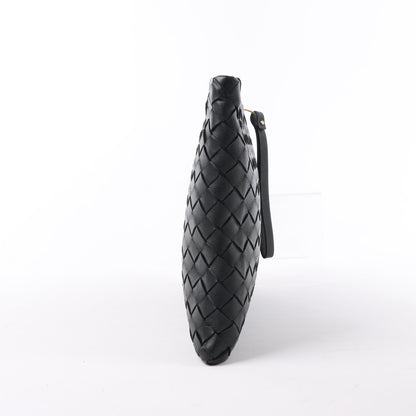 Bottega Veneta Intrecciato Leather Clutch bag in Black