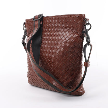 Bottega Veneta Nappa Intrecciato VN Umhängetasche in Braun