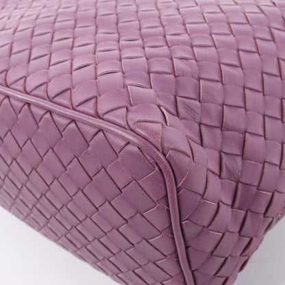 Bottega Veneta Intrecciato Leder One Shoulder Bag in Lila