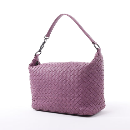Bottega Veneta Intrecciato Leder One Shoulder Bag in Lila