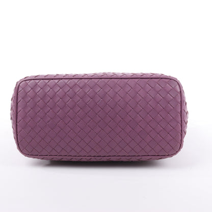 Bottega Veneta Intrecciato Leder One Shoulder Bag in Lila
