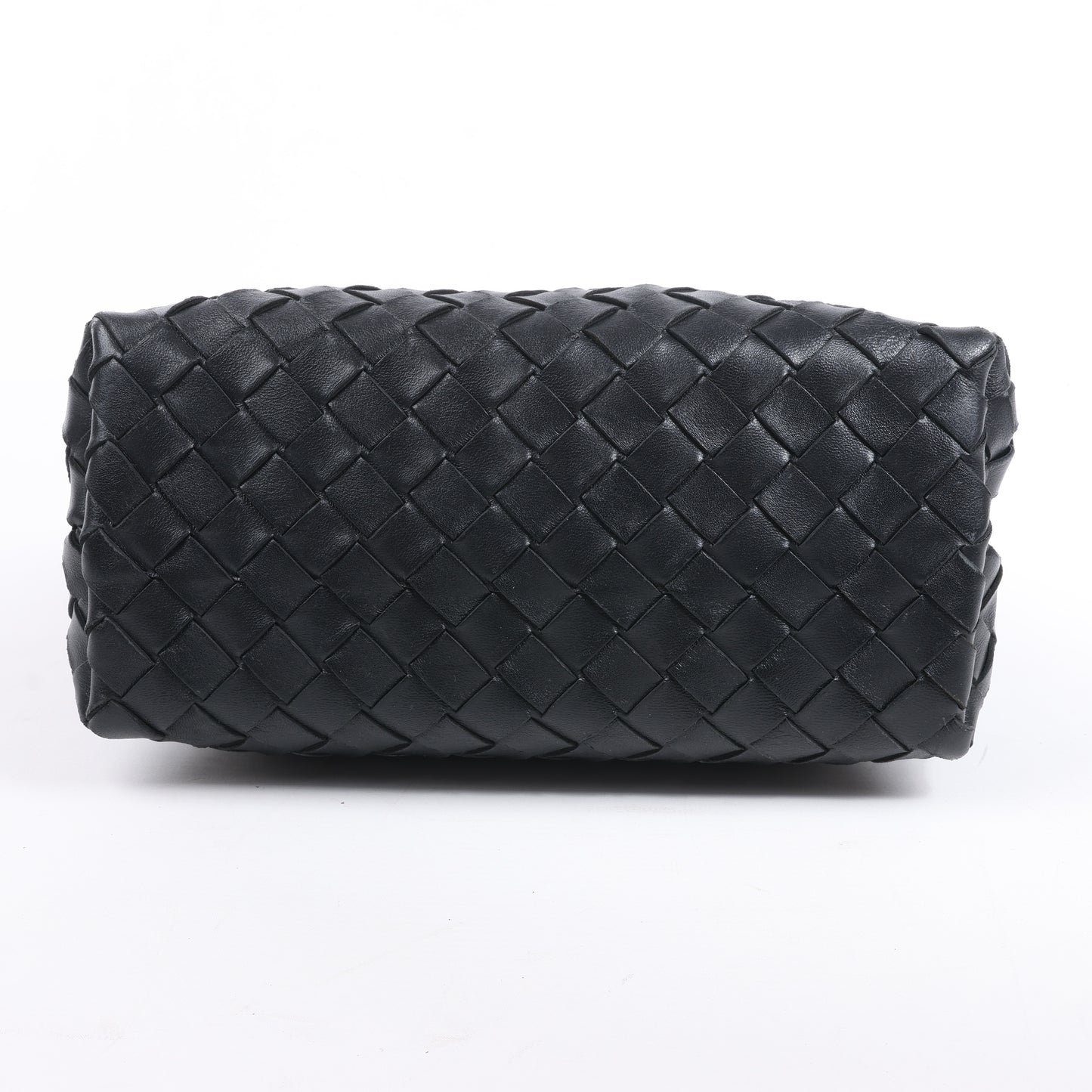 Bottega Veneta Intrecciato Kleine 2-Wege-Handtasche aus Andiamo-Leder in Schwarz