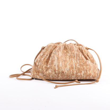 Bottega Veneta Mini The Pouch 20 Umhängetasche aus Kork in Beige