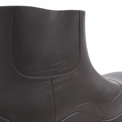 Bottega Veneta Paddles Rubber Rain Boots in Brown, Size 40 EU