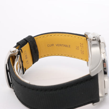 Breitling Avenger A17328 6752184 SS & Leather AT Black Dial Watch