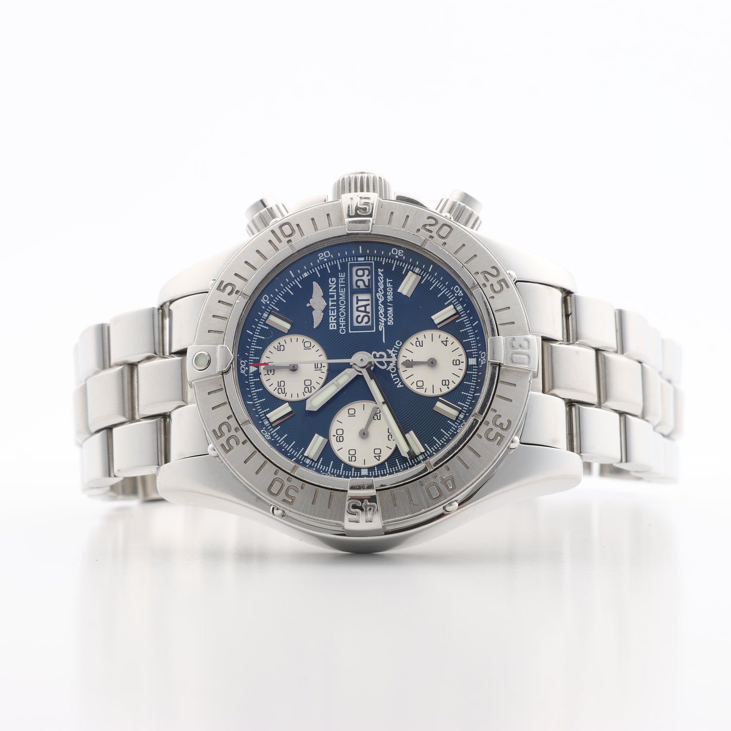 Breitling Superocean A13340 2011322 SS AT Blue-Face Watch
