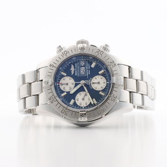 Breitling Superocean A13340 2011322 SS AT Blue-Face Watch