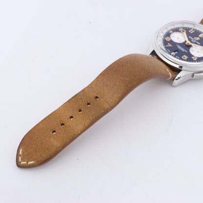 Breitling Premier B01 Chronograph 42 AB0118A21B1X2 3286079 SS &amp; Leder AT schwarzes Zifferblatt Uhr