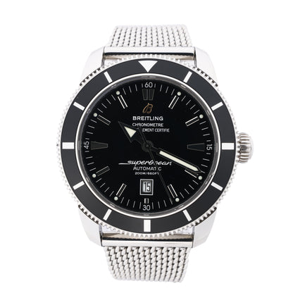 Montre Breitling Superocean A172B680CA 1097540 SS AT à cadran noir