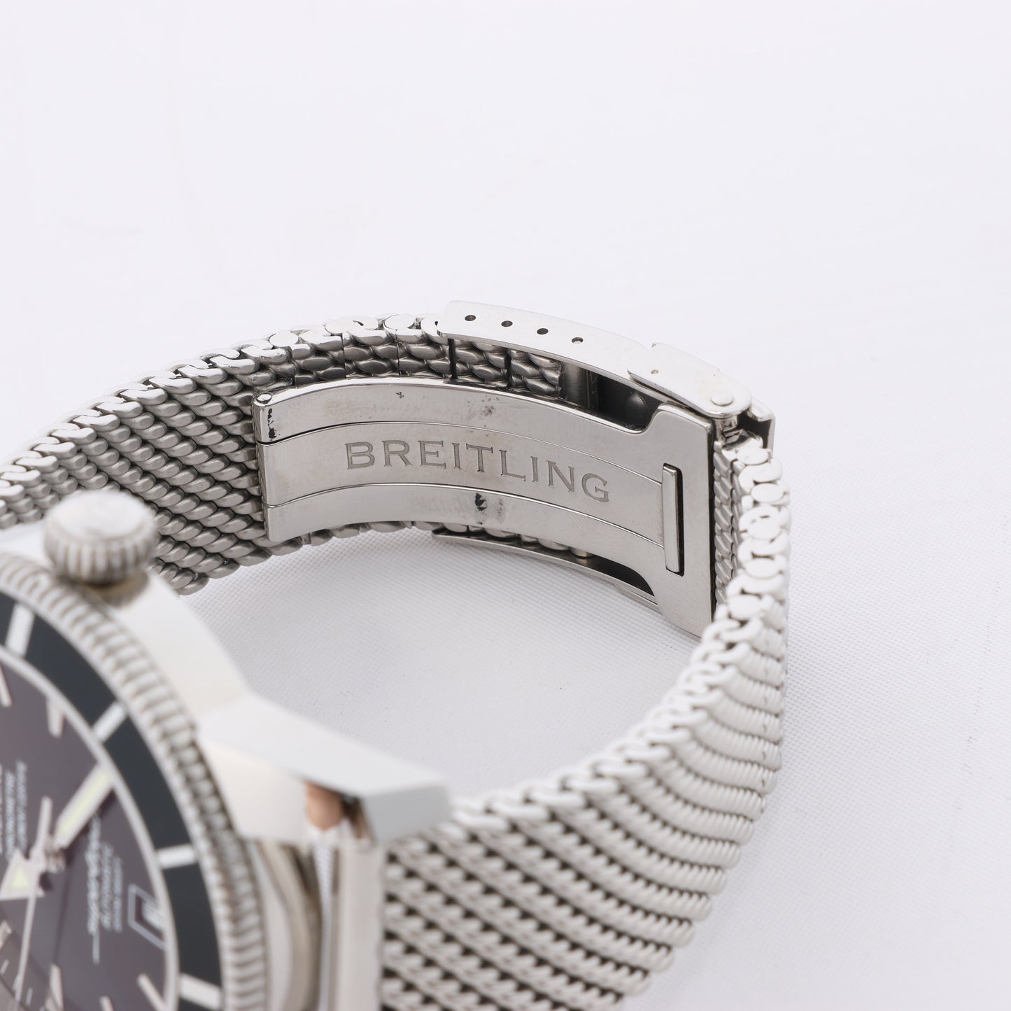 Montre Breitling Superocean A172B680CA 1097540 SS AT à cadran noir