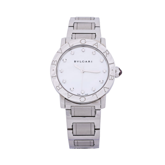 BVLGARI  Bvlgari Bvlgari BBL33S PO3356 SS AT Shell-Face Watch