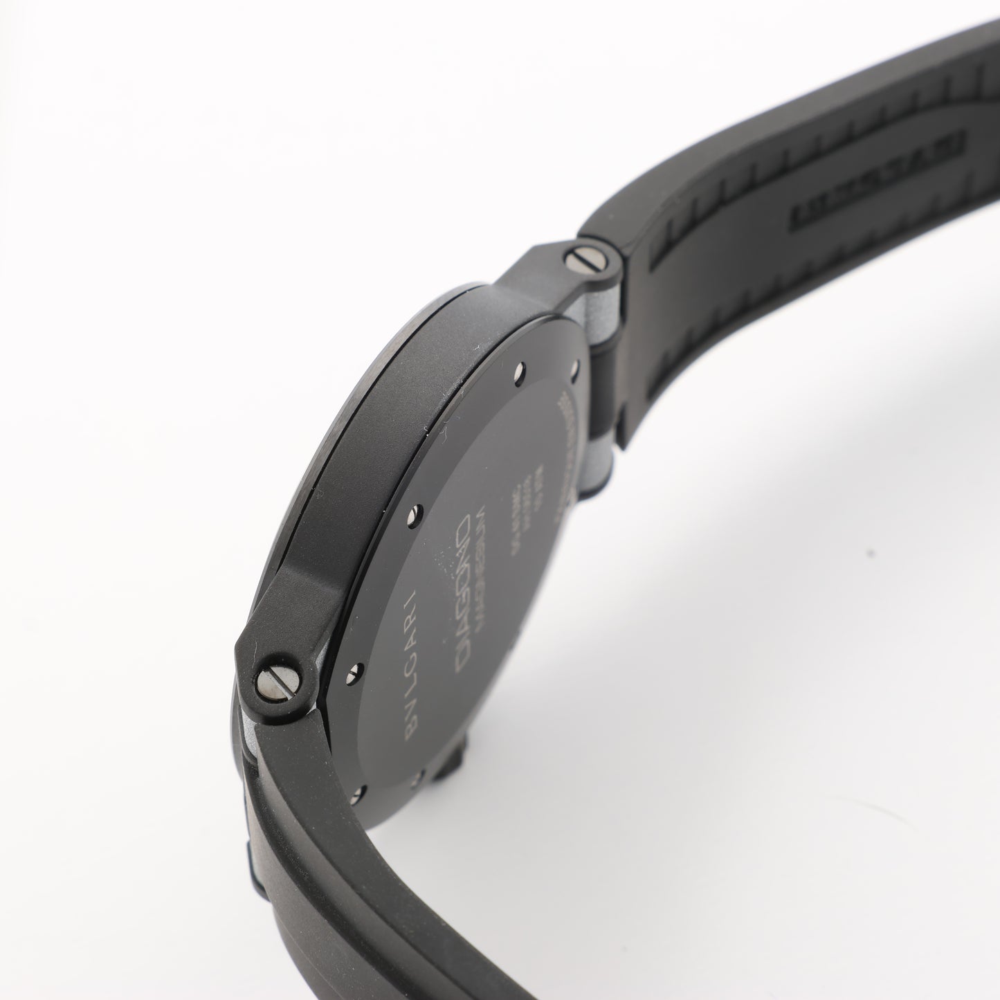 Bvlgari Diagono Magnesium DG41SMC AH06518 Magnesium & Rubber AT Silver-Face Watch