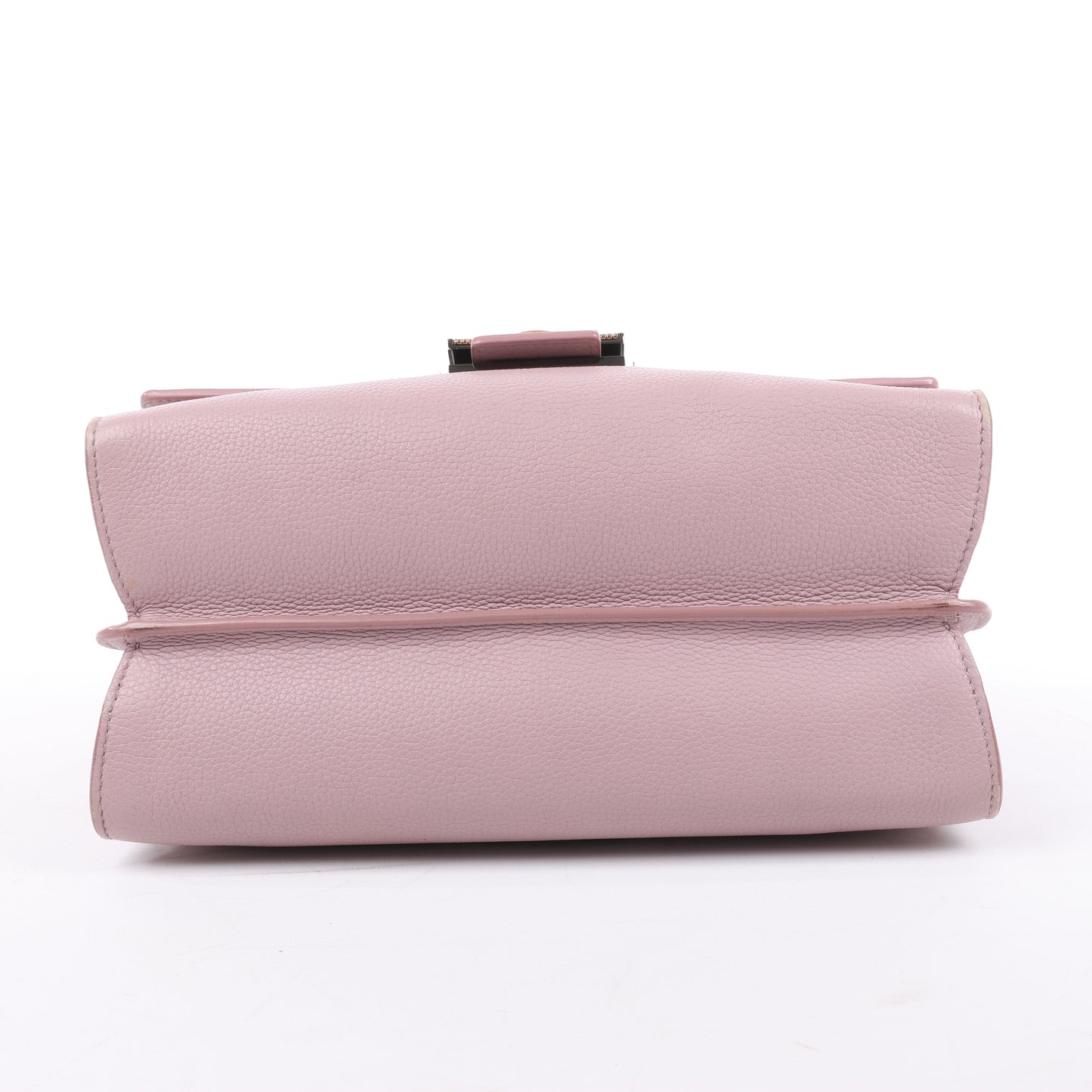 BVLGARI „Monete“ 2-Wege-Schultertasche aus rosa Leder