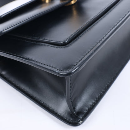 Sac à main en cuir Serpenti Bvlgari × Alexander Wang, noir