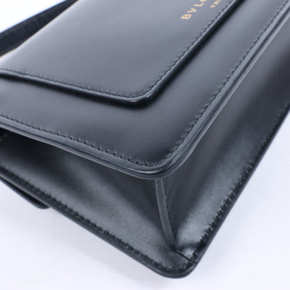 Sac à main en cuir Serpenti Bvlgari × Alexander Wang, noir