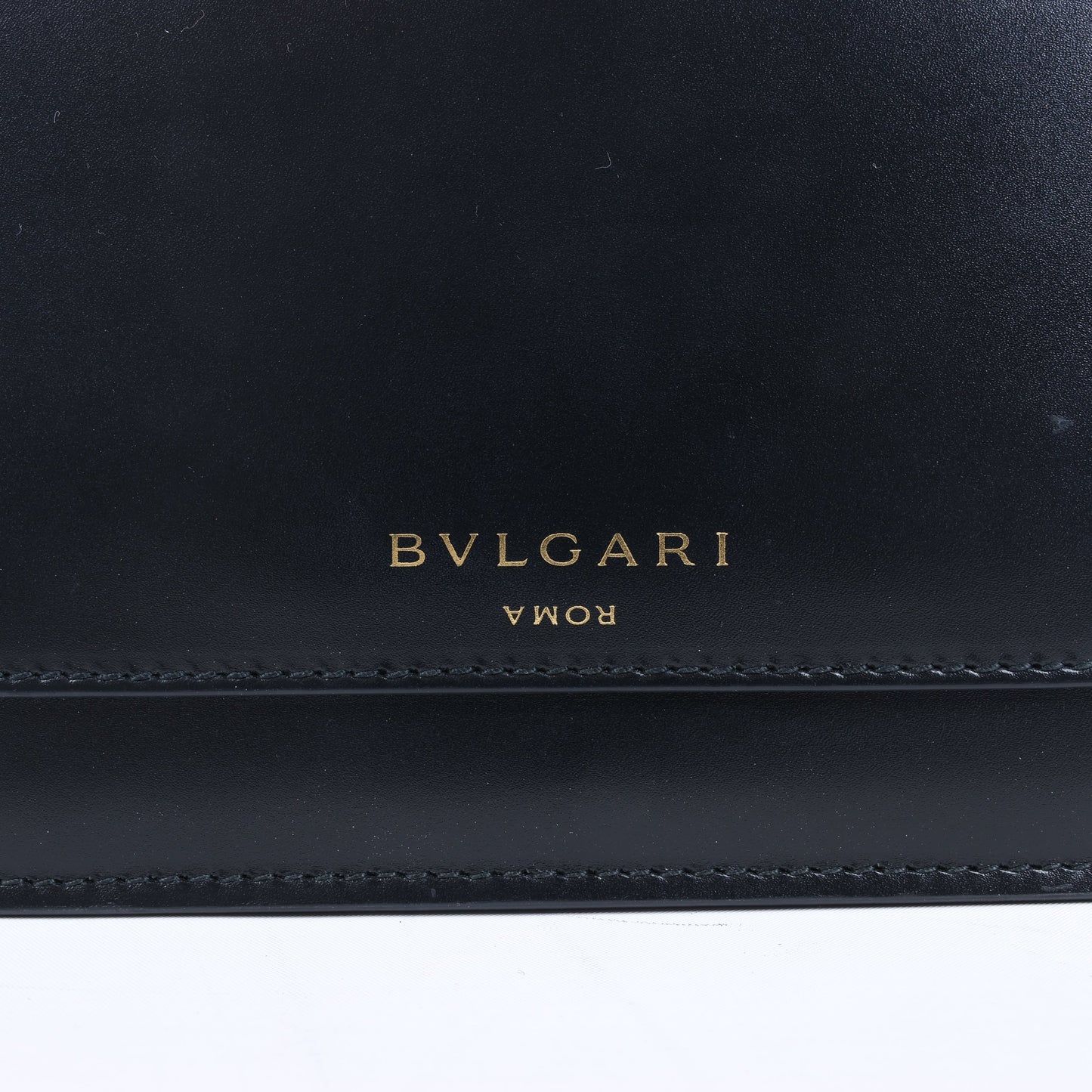 Sac à main en cuir Serpenti Bvlgari × Alexander Wang, noir