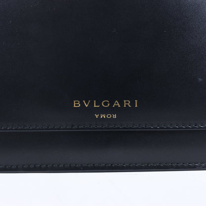 Sac à main en cuir Serpenti Bvlgari × Alexander Wang, noir