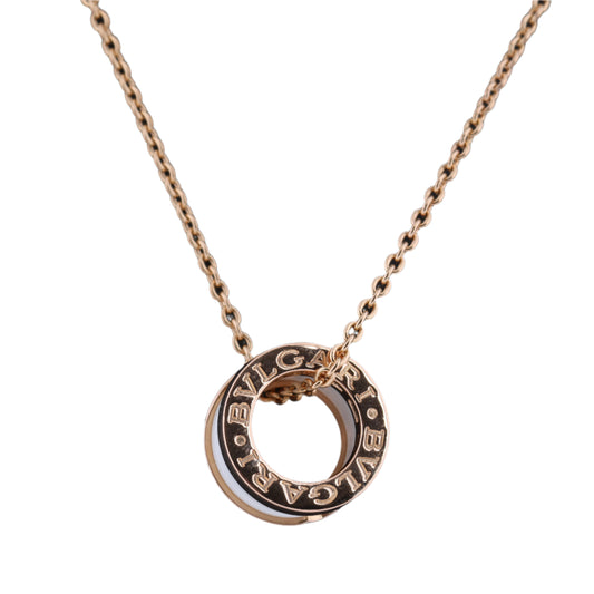 Bvlgari B.Zero 1 Halskette 750 (PG) × Keramik 12,1 g 346082
