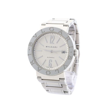 Bvlgari Bvlgari Bvlgari BB38WSSD AUTO L8718 SS AT Uhr mit silbernem Zifferblatt