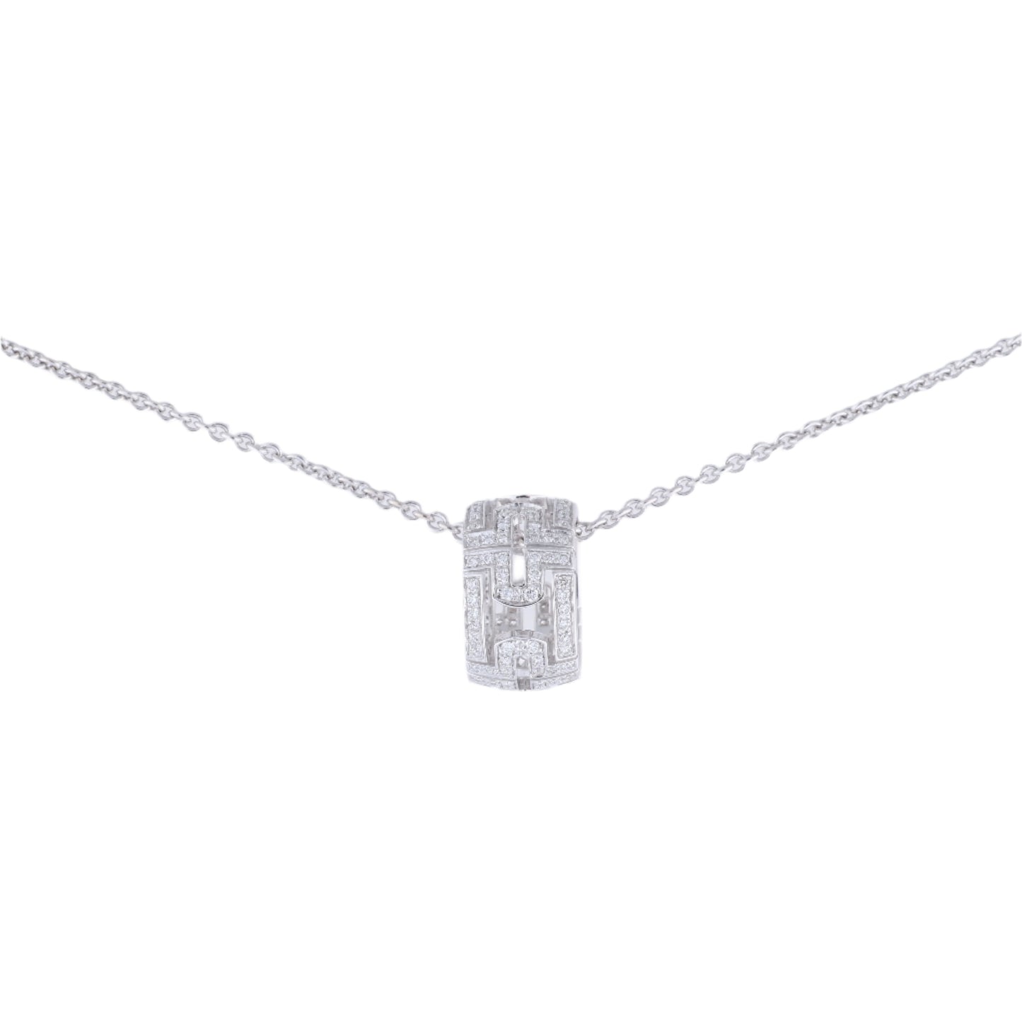 Bvlgari Parentesi Diamanthalskette 750(WG) 12,2g