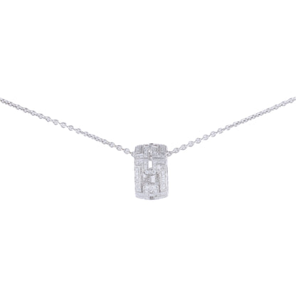 Bvlgari Parentesi Diamanthalskette 750(WG) 12,2g