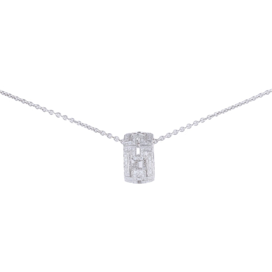 Bvlgari Parentesi Diamanthalskette 750(WG) 12,2g