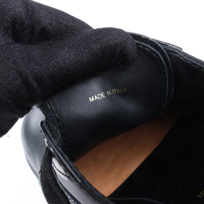 Prada Monolith Nylon &amp; Leder Loafer in Schwarz 2EE342, Größe 42 EU