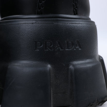 Prada Monolith Nylon &amp; Leder Loafer in Schwarz 2EE342, Größe 42 EU