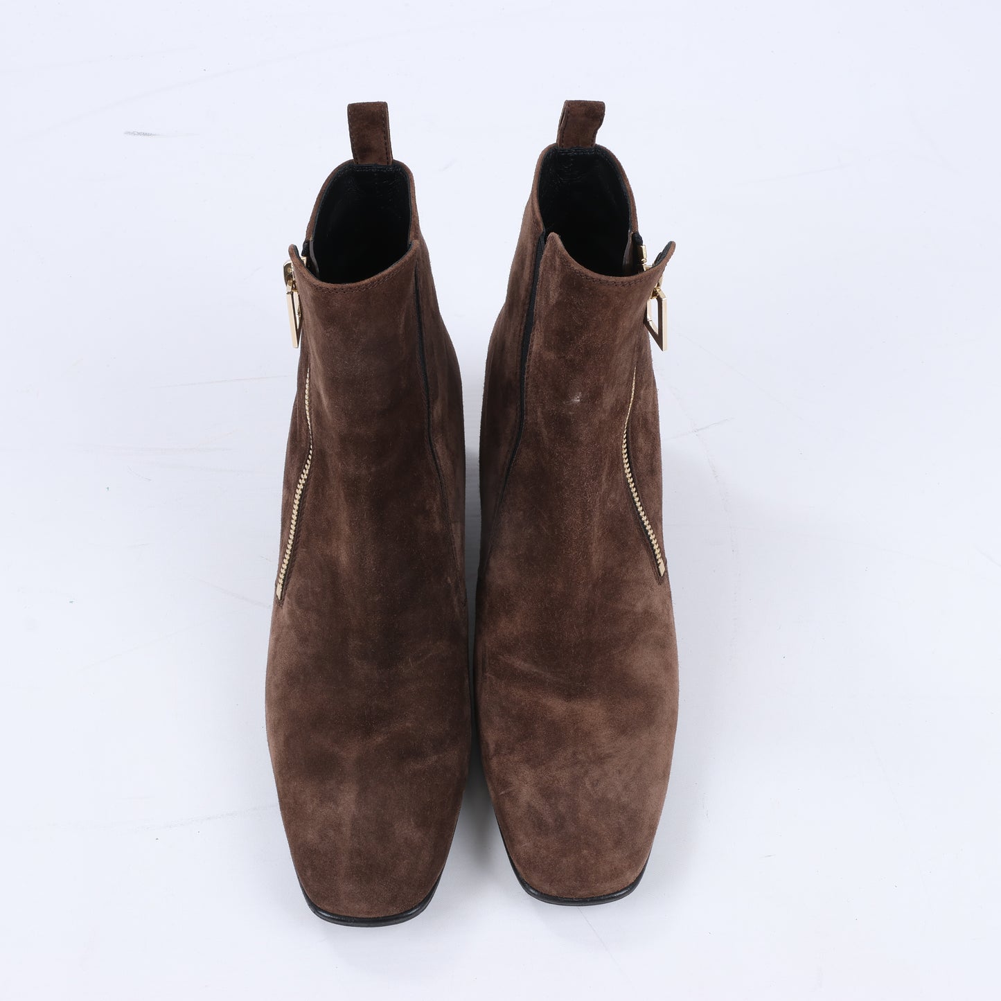 Roger Vivier Wildlederstiefel in Braun, Größe 39 EU