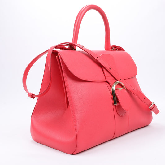 Delvaux Brillant GM Leather 2Way Handbag in Pink