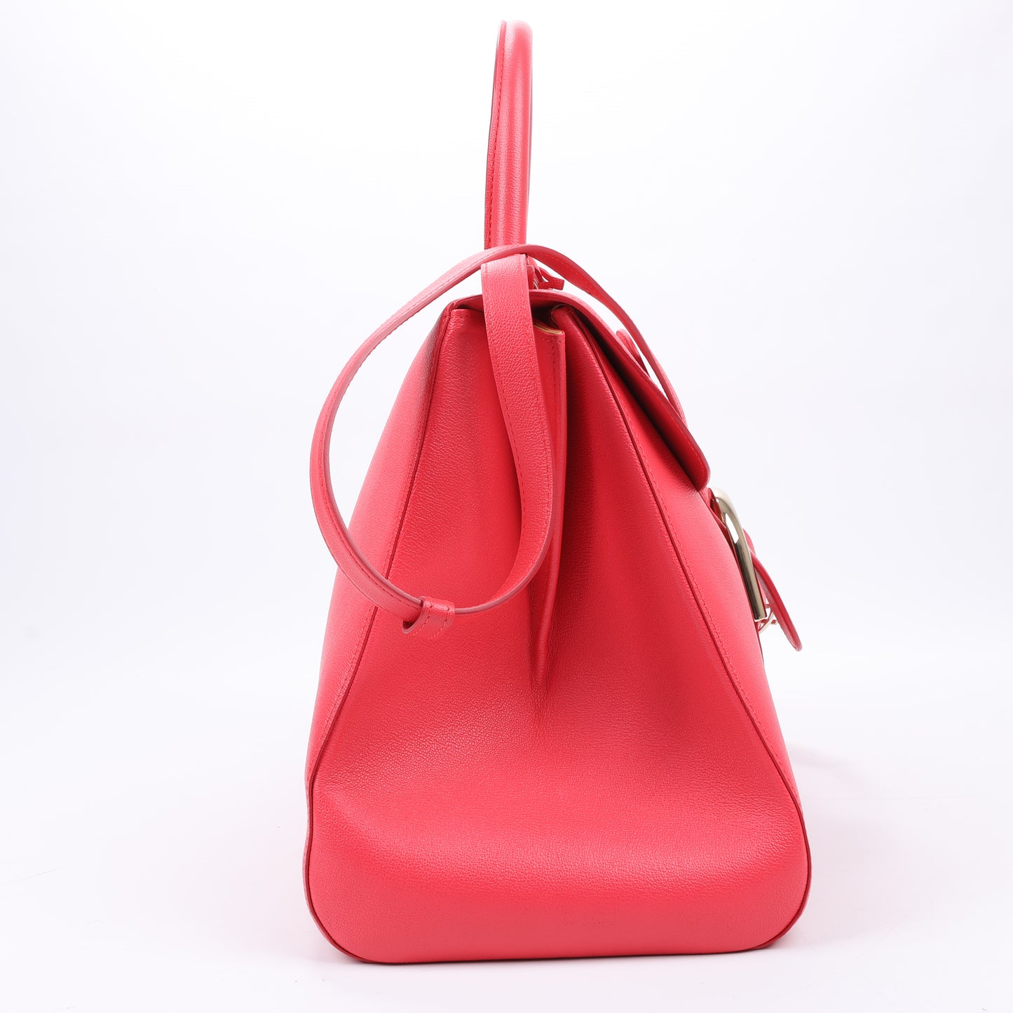 Delvaux Brillant GM Leather 2Way Handbag in Pink