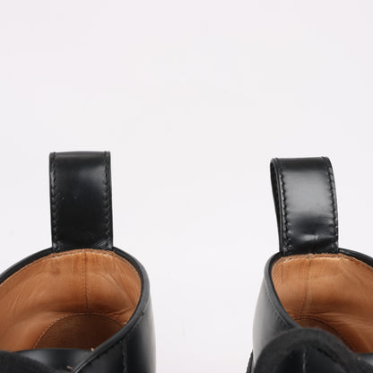 Bottega Veneta The Bounce Kurze Lederstiefel in Schwarz x Senfgelb, Größe 39 EU