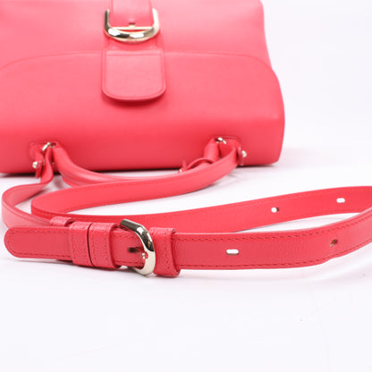 Delvaux Brillant GM Leather 2Way Handbag in Pink