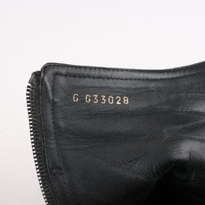 CHANEL Coco Mark Kurze Stiefel aus Matelassé-Leder und Lack in Schwarz G33028, Größe 38 EU