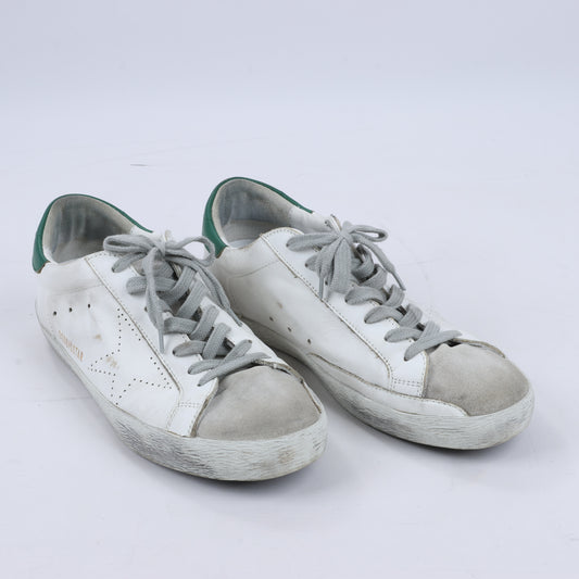 GOLDEN GOOSE Leder-Sneaker in Weiß SUPERSTAR, Größe 40 EU