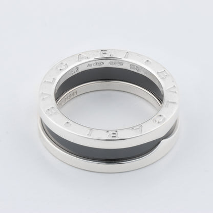 Bvlgari B.Zero 1 "Save the Children" Charity Ring 925 x Ceramic 6.2g Black × Silver, Size 52 EU