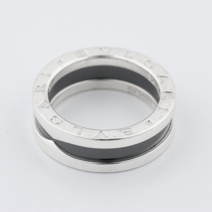 Bvlgari B.Zero 1 "Save the Children" Charity Ring 925 x Ceramic 6.2g Black × Silver, Size 52 EU