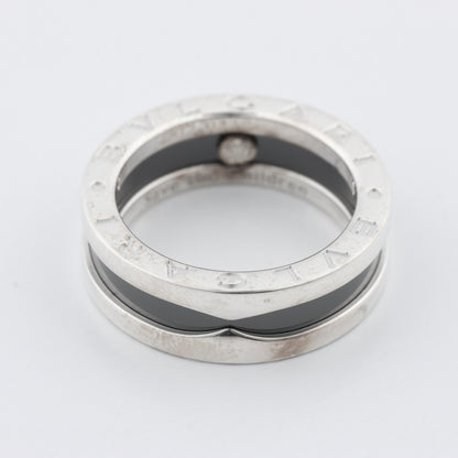 Bvlgari B.Zero 1 "Save the Children" Charity Ring 925 x Ceramic 6.2g Black × Silver, Size 52 EU
