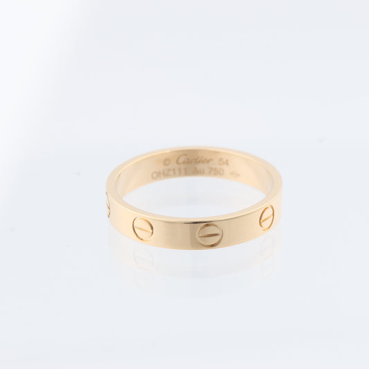 Cartier Mini Love Ring 750(YG) 3.4g, Size 54 EU