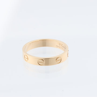Cartier Mini Love Ring 750(YG) 3.4g, Size 54 EU