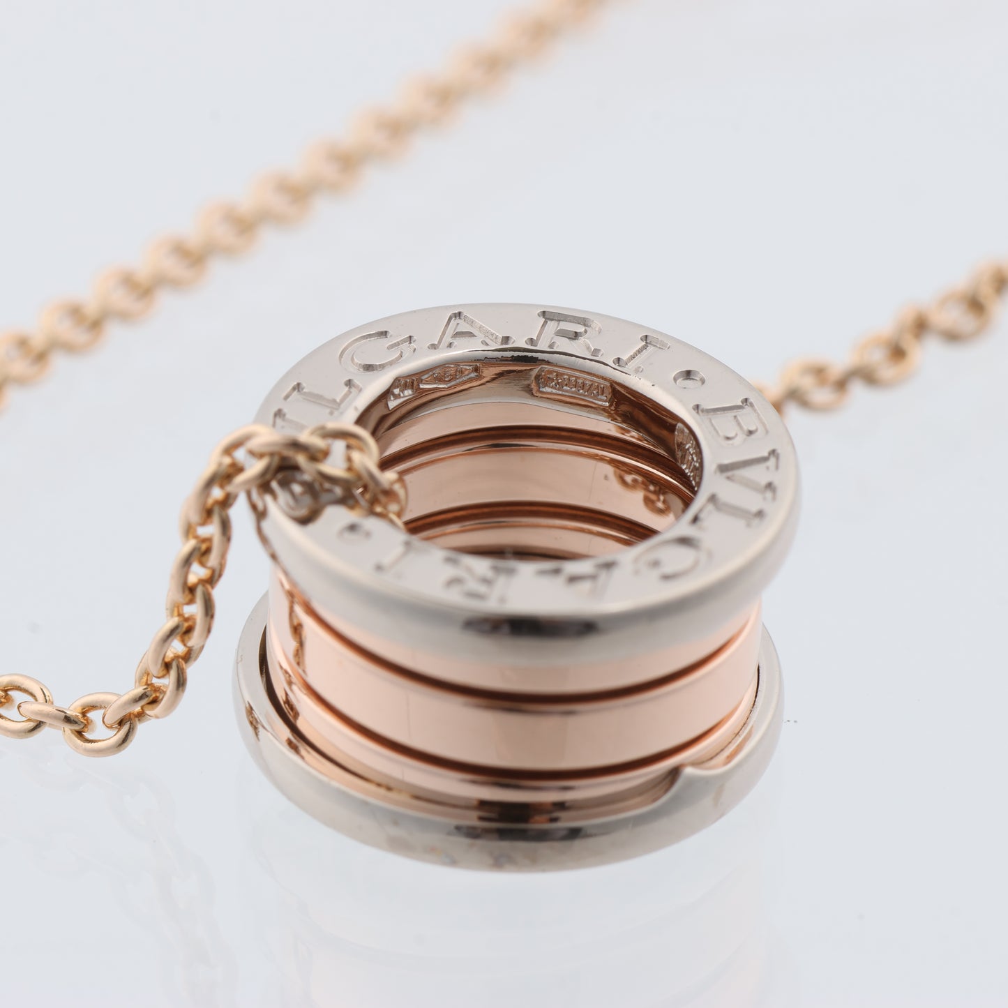 Bvlgari B.Zero 1 Perfect Mistake Necklace 750(PG×WG) 14.1g CL857655 352398
