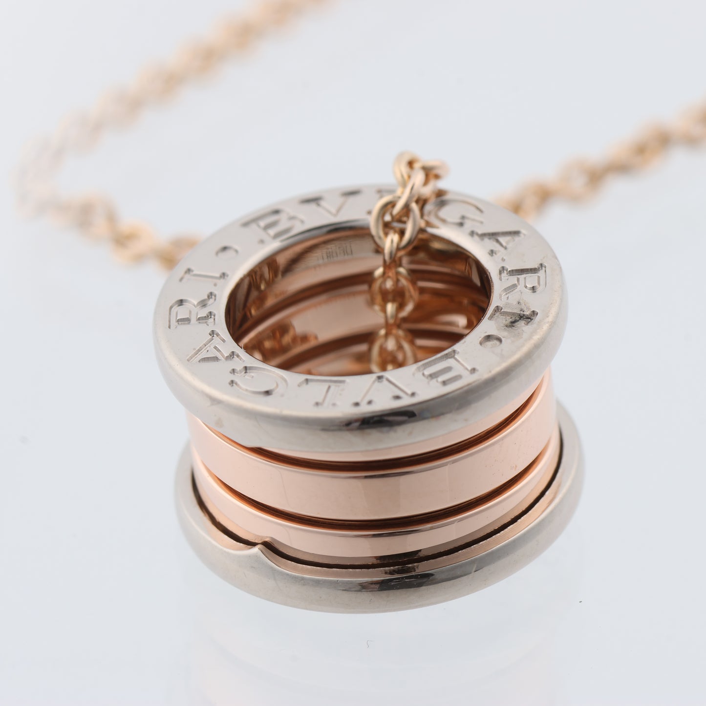 Bvlgari B.Zero 1 Perfect Mistake Necklace 750(PG×WG) 14.1g CL857655 352398